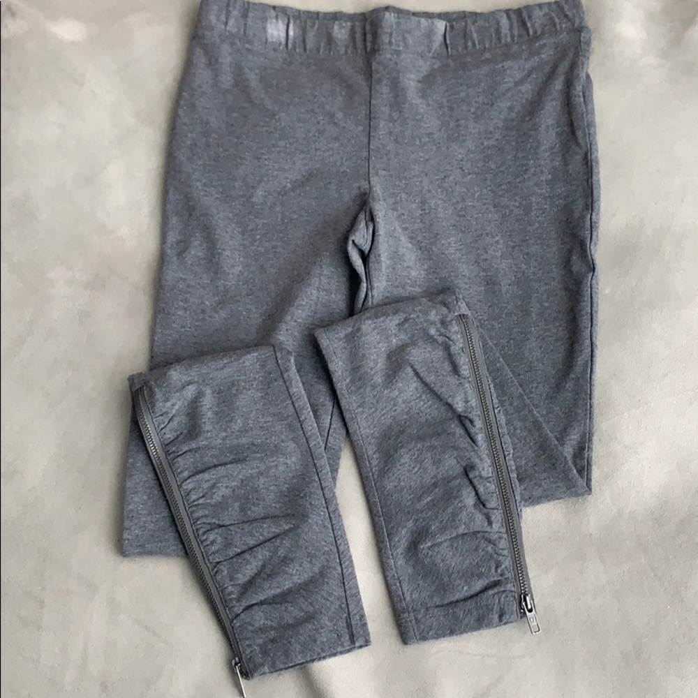 Juicy Couture Heather Gray Prestige Legging Zips